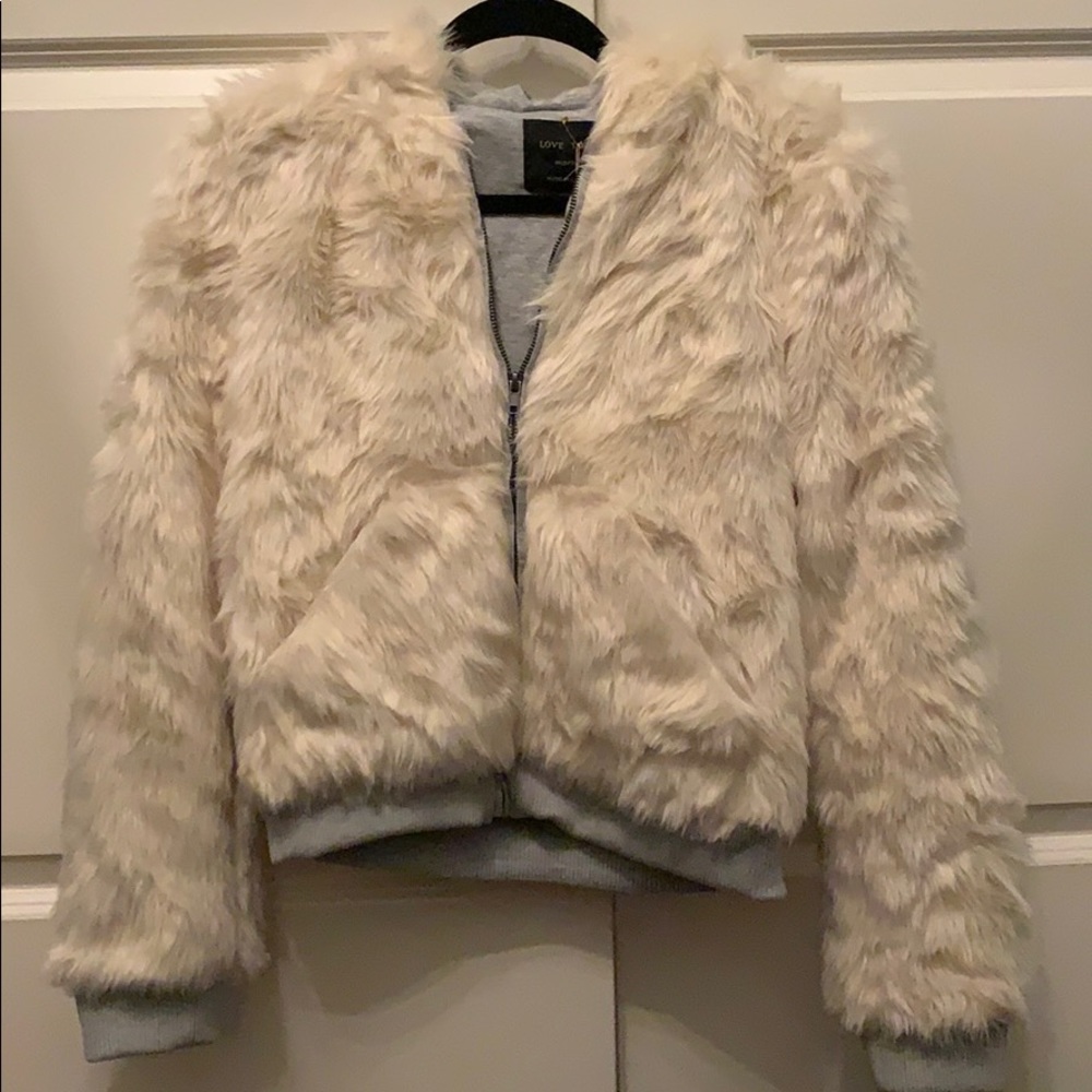 Faux fed hoodie